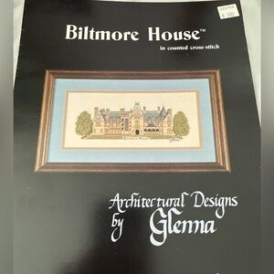 BILTMORE HOUSE BY Architectural designs Counted Cross Stitch Pattern new